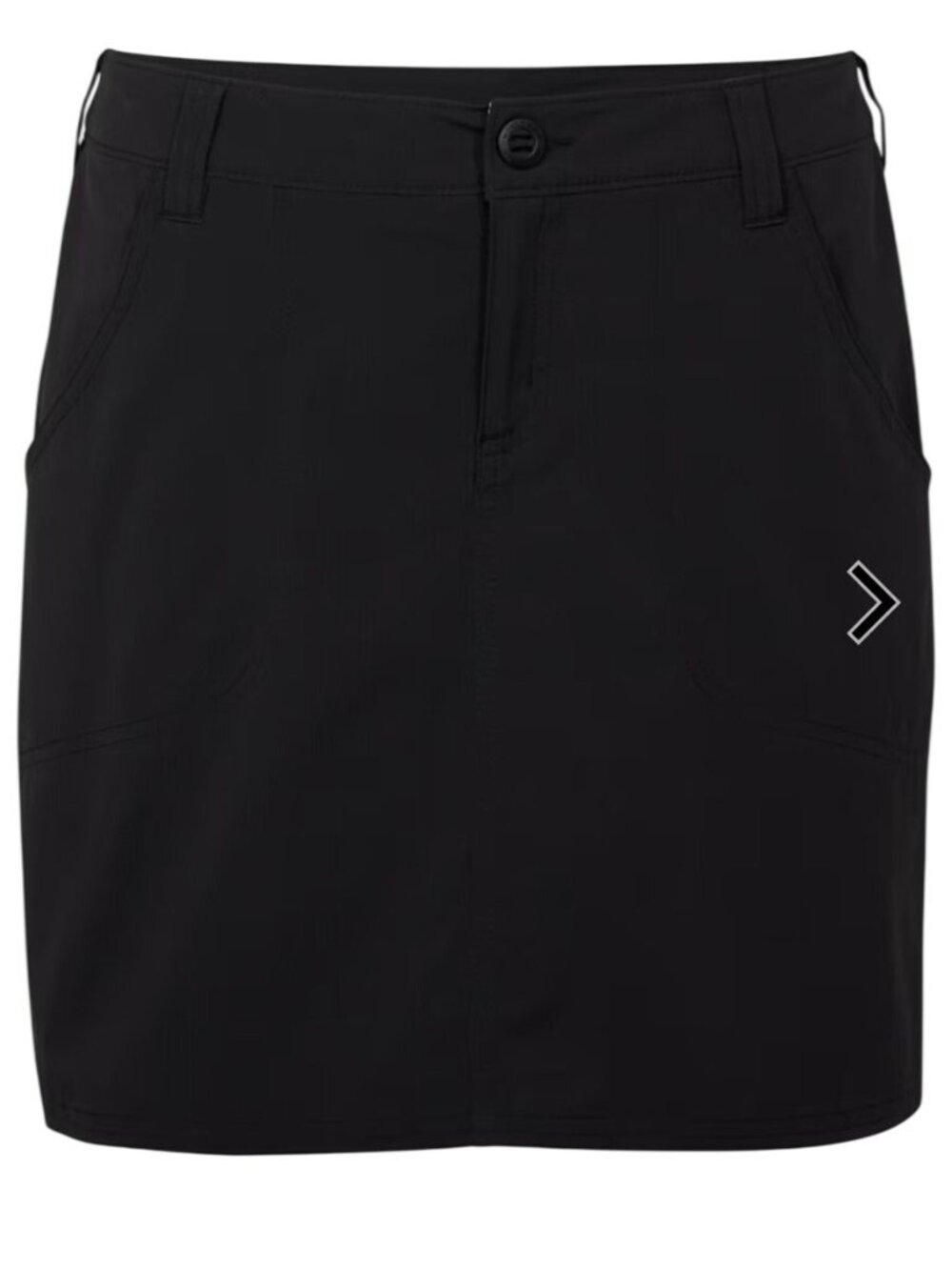 New World Wide Sportsman Womens Offshore Skort Black Size 14 UPF 50+ Performance